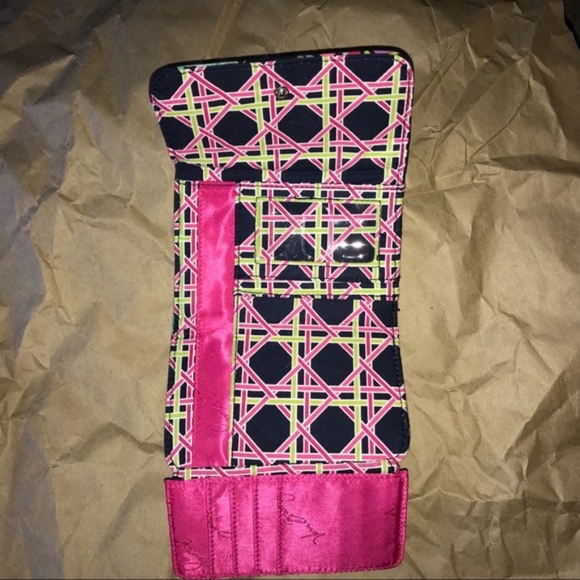 Vera Bradley Riley Compact Wallet in Ribbons - Picture 3 of 3